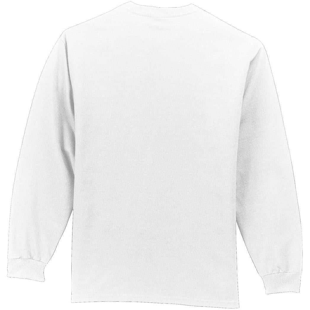 no-logo Port & Company Long Sleeve T-Shirt with Pocket-Regular-Port & Company-Thread Logic