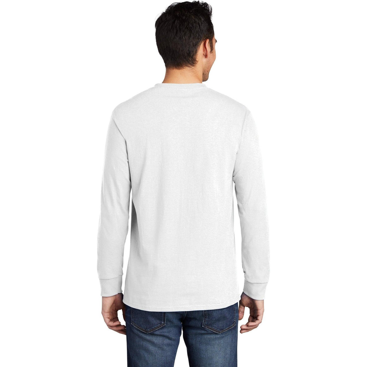 no-logo Port & Company Long Sleeve T-Shirt with Pocket-Regular-Port & Company-Thread Logic