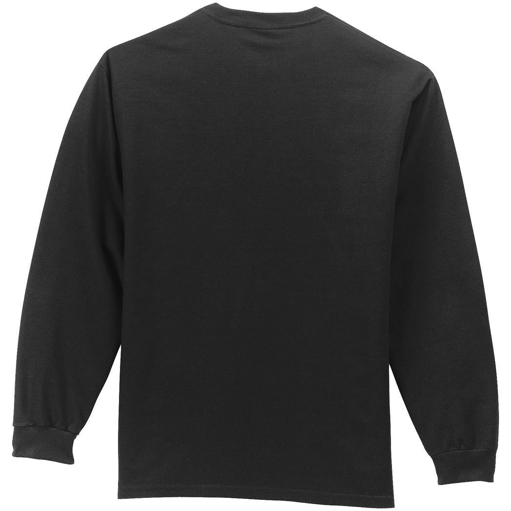 no-logo Port & Company Long Sleeve T-Shirt with Pocket-Regular-Port & Company-Thread Logic
