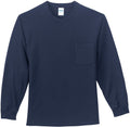 Port & Company Long Sleeve T-Shirt with Pocket