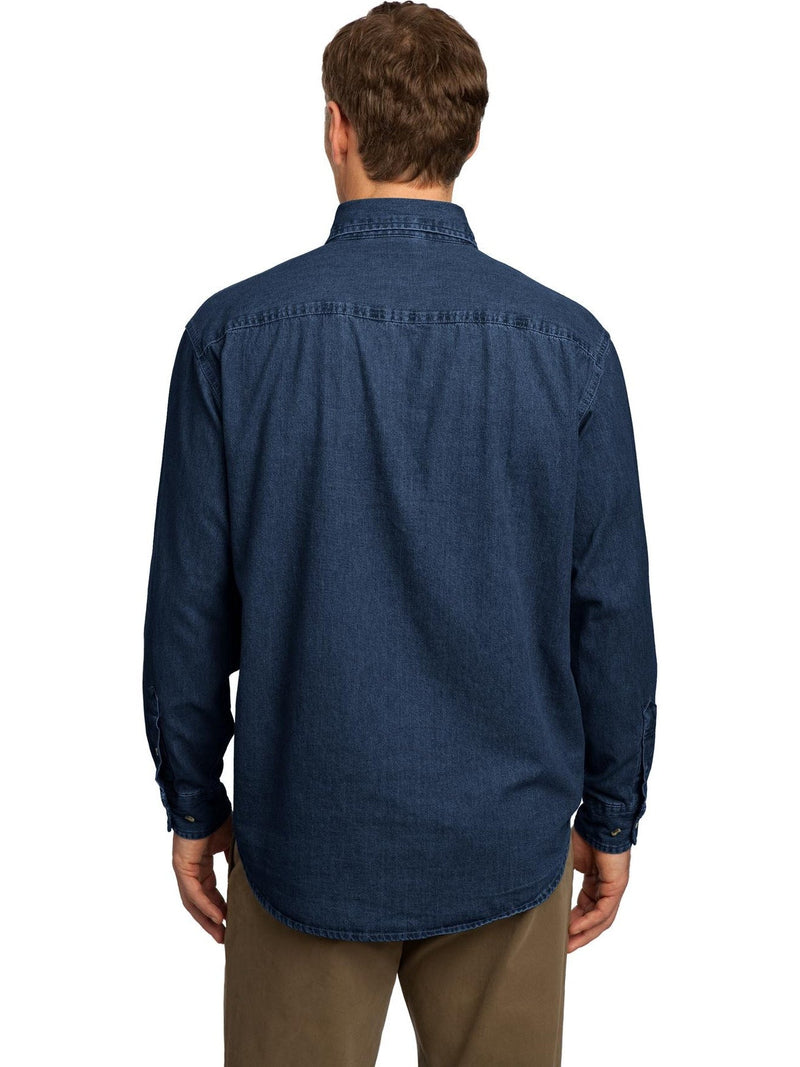 Men's Denim Western Snap Shirt | Men's SHIRTS | Wrangler®