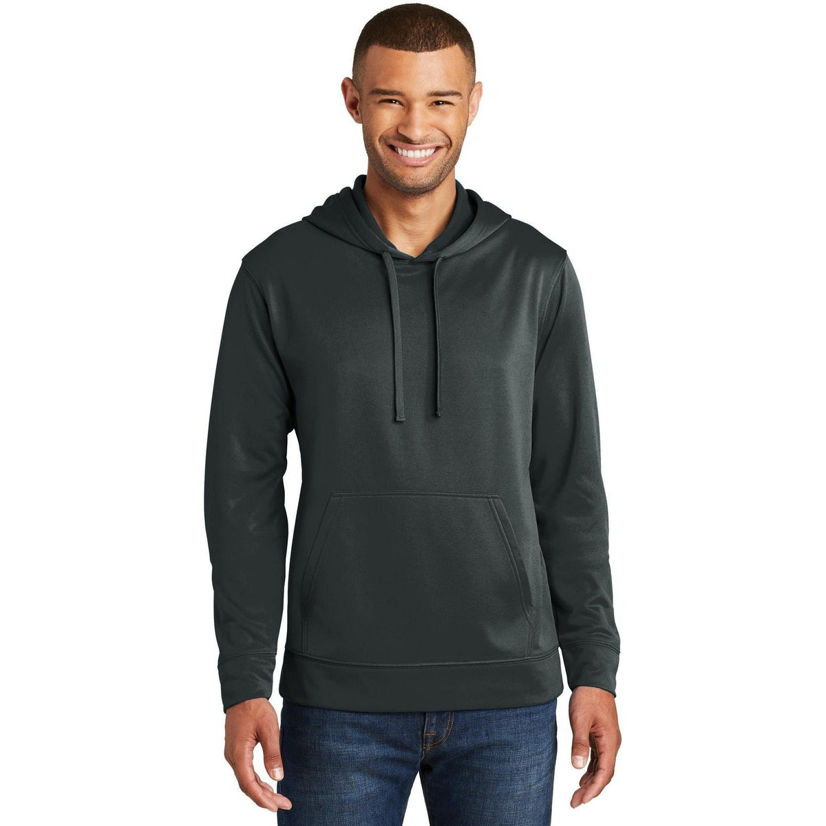 no-logo Port & Company Performance Fleece Pullover Hooded Sweatshirt-Regular-Port & Company-Thread Logic