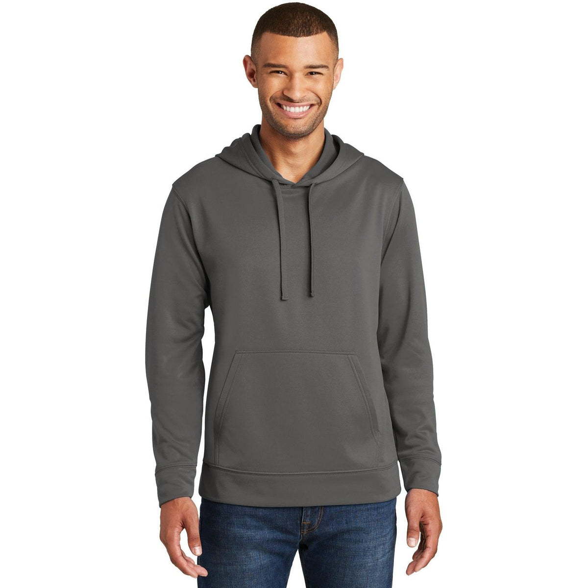 no-logo Port & Company Performance Fleece Pullover Hooded Sweatshirt-Regular-Port & Company-Thread Logic