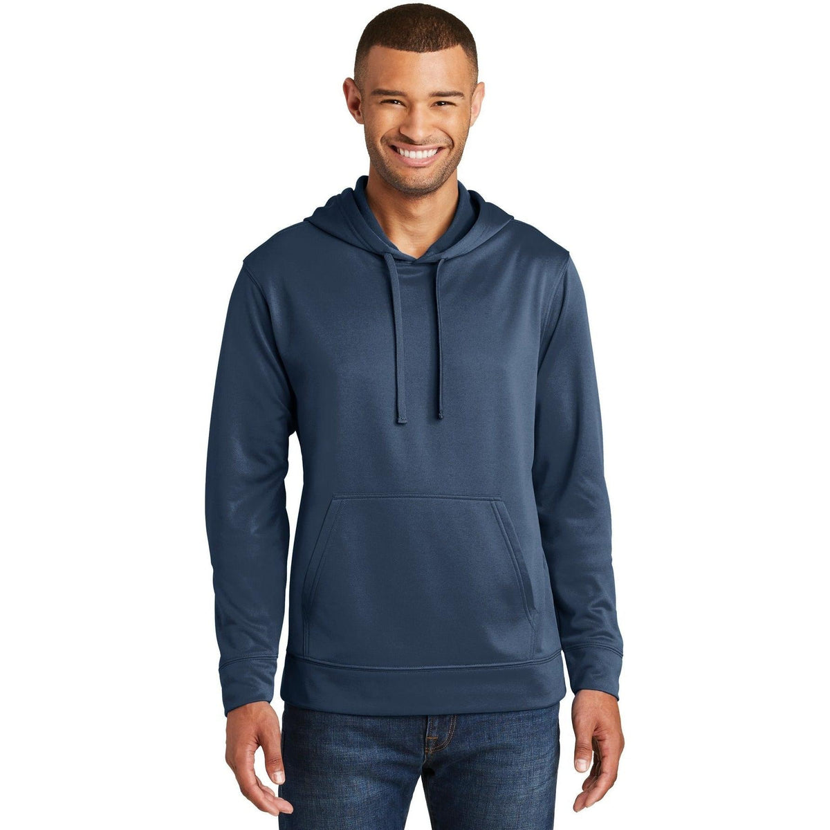 no-logo Port & Company Performance Fleece Pullover Hooded Sweatshirt-Regular-Port & Company-Thread Logic