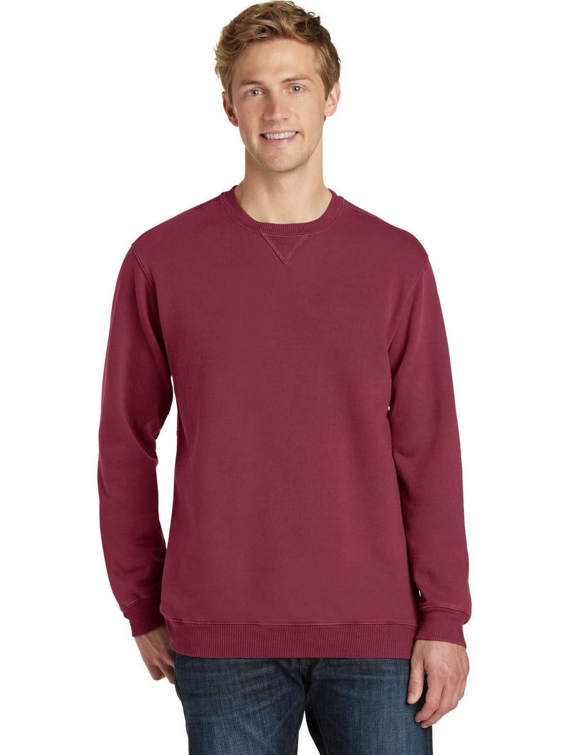 no-logo Port & Company Pigment-Dyed Crewneck Sweatshirt-Regular-Port & Company-Thread Logic