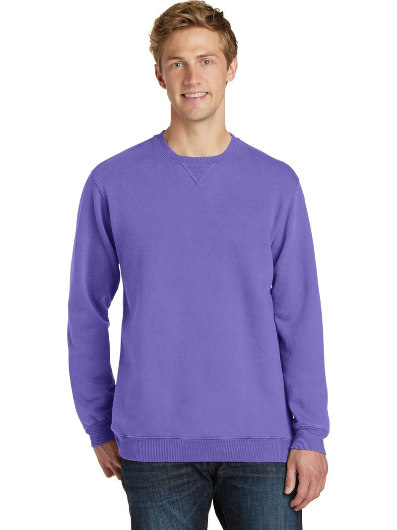 no-logo Port & Company Pigment-Dyed Crewneck Sweatshirt-Regular-Port & Company-Thread Logic