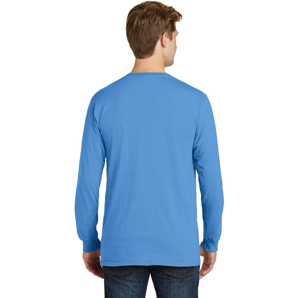 no-logo Port & Company Pigment-Dyed Long Sleeve Tee-Regular-Port & Company-Thread Logic