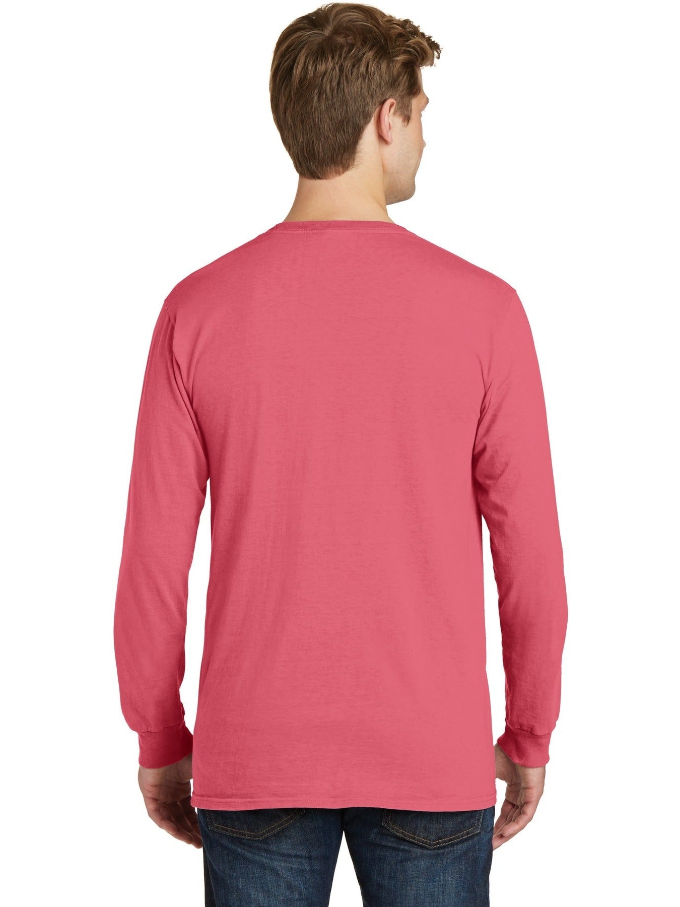no-logo Port & Company Pigment-Dyed Long Sleeve Tee-Regular-Port & Company-Thread Logic