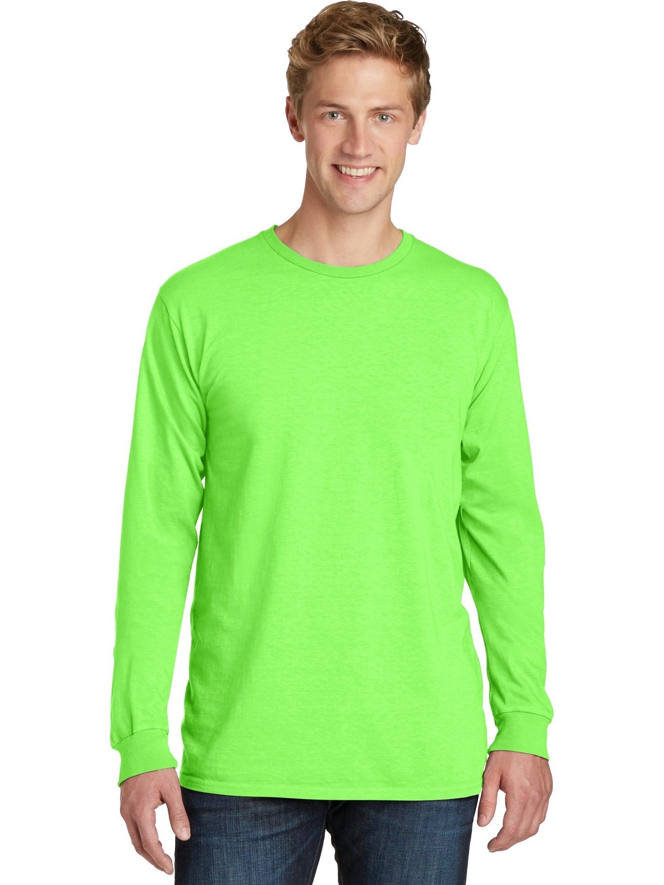 no-logo Port & Company Pigment-Dyed Long Sleeve Tee-Regular-Port & Company-Thread Logic