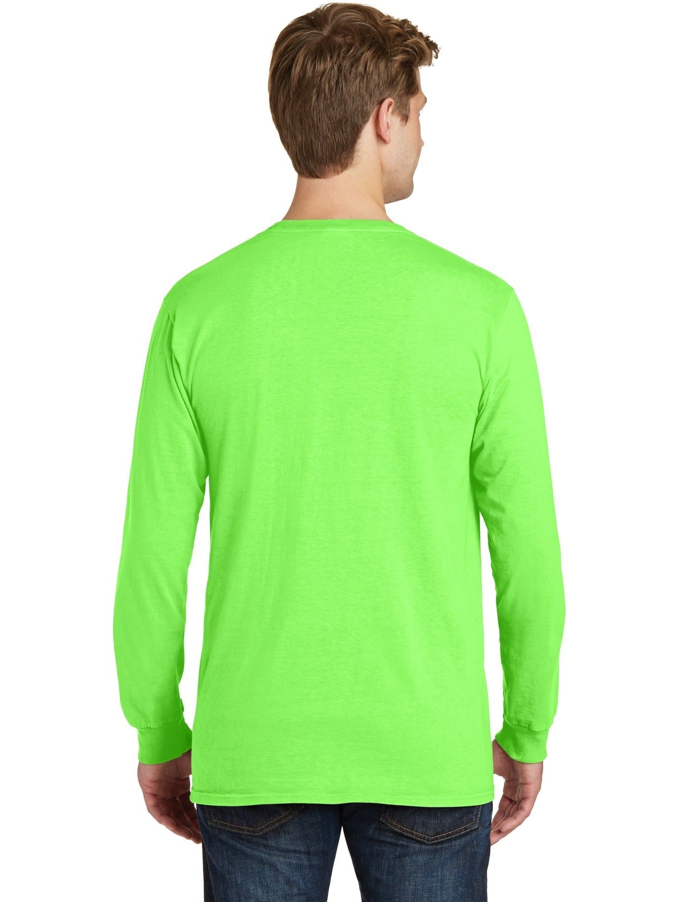 no-logo Port & Company Pigment-Dyed Long Sleeve Tee-Regular-Port & Company-Thread Logic