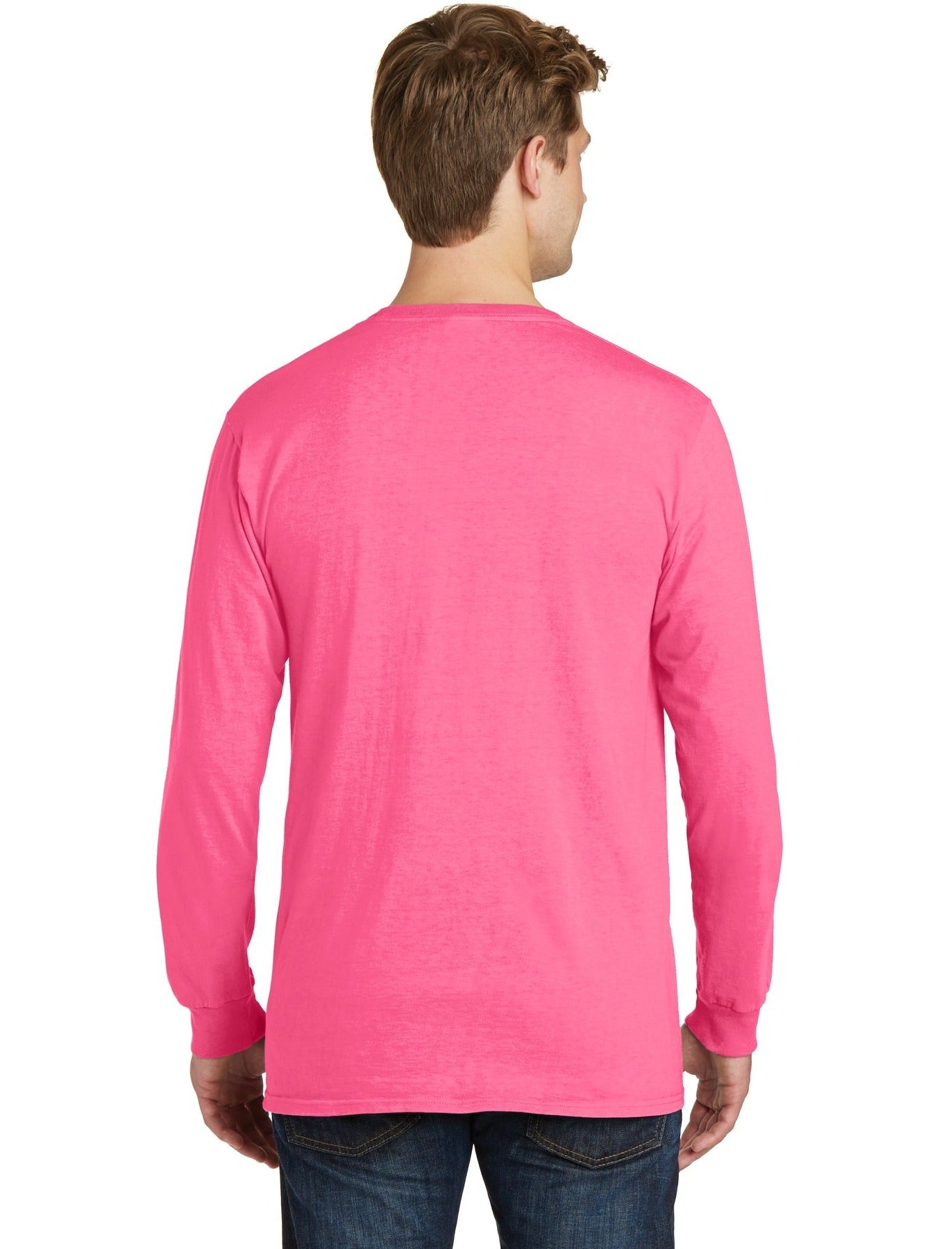 no-logo Port & Company Pigment-Dyed Long Sleeve Tee-Regular-Port & Company-Thread Logic