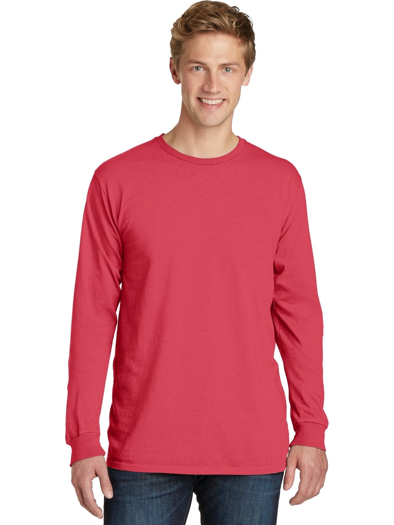 no-logo Port & Company Pigment-Dyed Long Sleeve Tee-Regular-Port & Company-Thread Logic