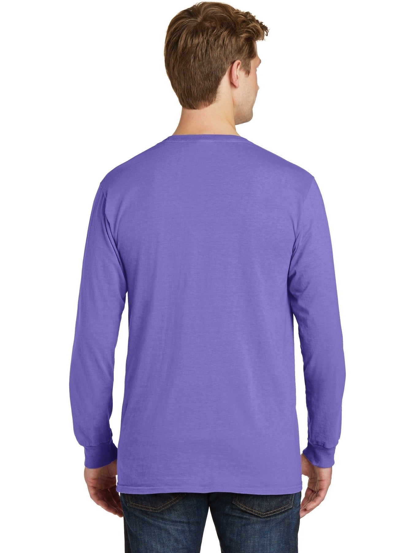 no-logo Port & Company Pigment-Dyed Long Sleeve Tee-Regular-Port & Company-Thread Logic