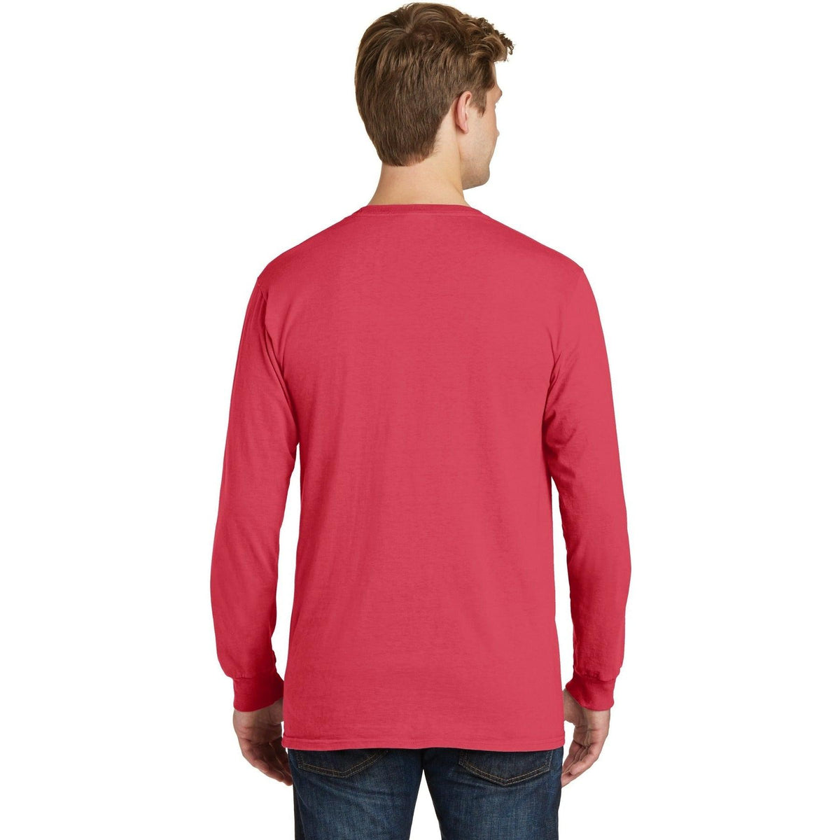 no-logo Port & Company Pigment-Dyed Long Sleeve Tee-Regular-Port & Company-Thread Logic