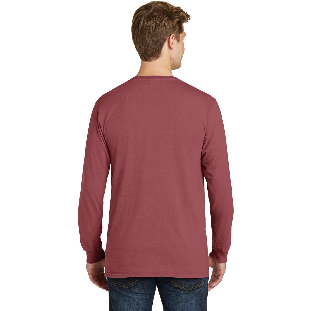 no-logo Port & Company Pigment-Dyed Long Sleeve Tee-Regular-Port & Company-Thread Logic