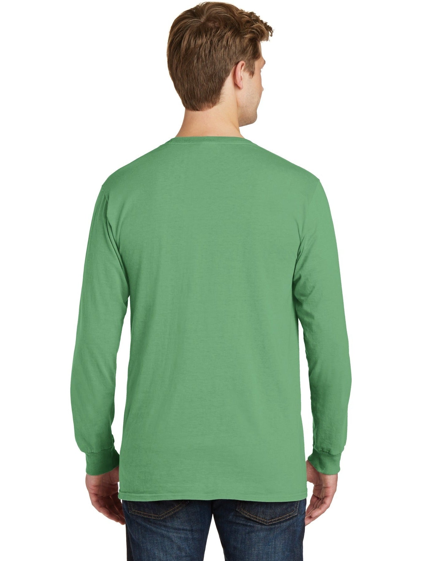 no-logo Port & Company Pigment-Dyed Long Sleeve Tee-Regular-Port & Company-Thread Logic