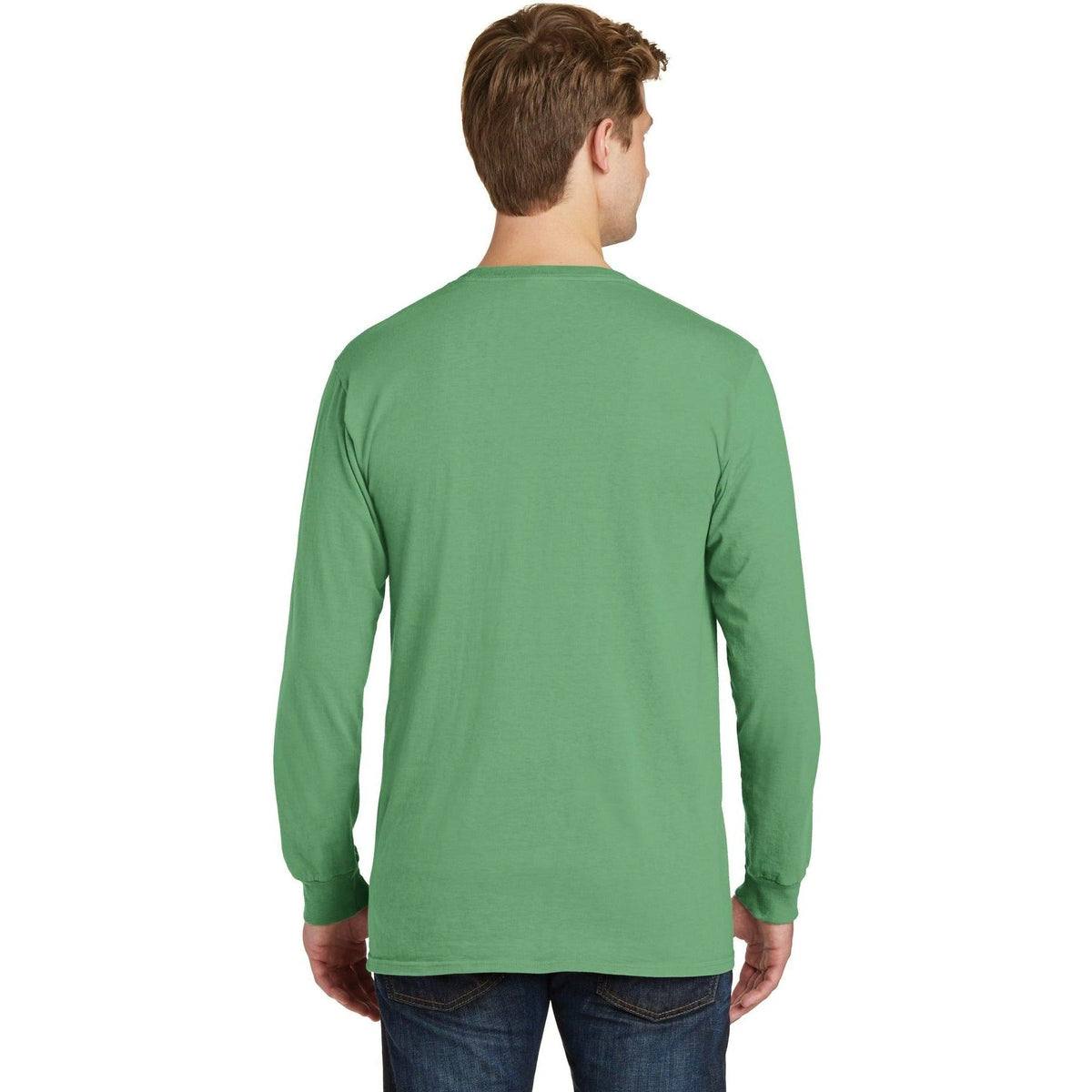 no-logo Port & Company Pigment-Dyed Long Sleeve Tee-Regular-Port & Company-Thread Logic