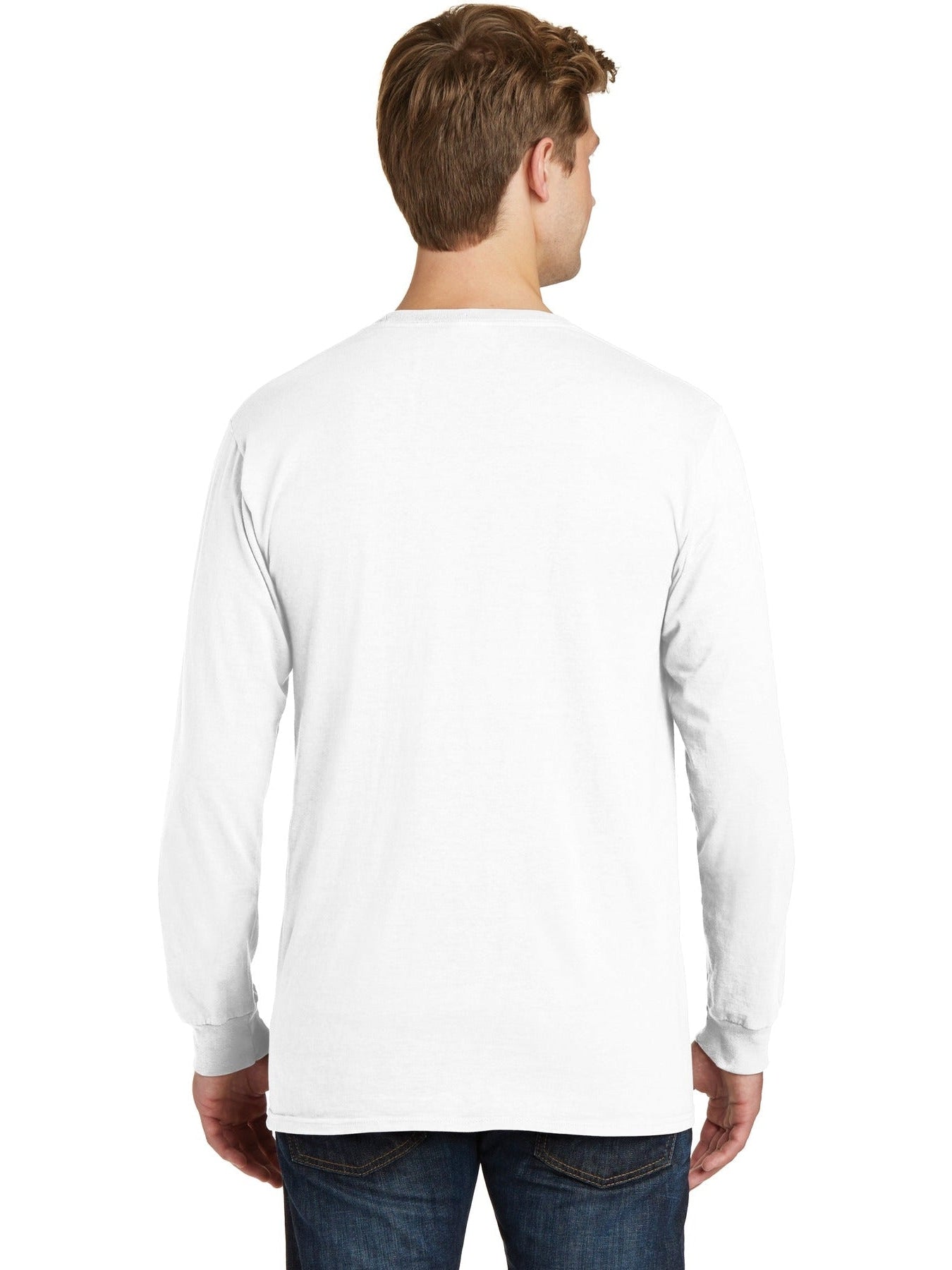 no-logo Port & Company Pigment-Dyed Long Sleeve Tee-Regular-Port & Company-Thread Logic