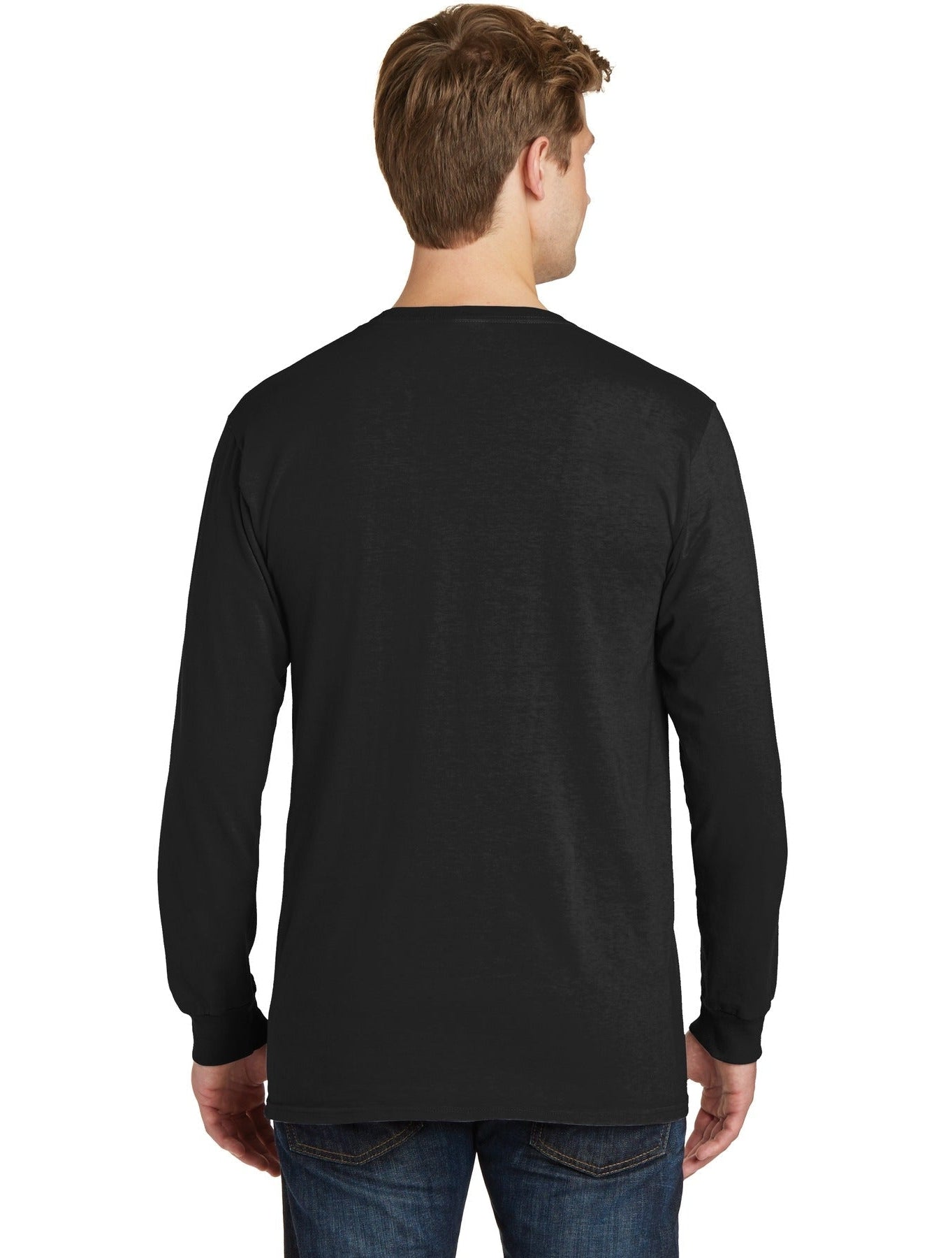 no-logo Port & Company Pigment-Dyed Long Sleeve Tee-Regular-Port & Company-Thread Logic