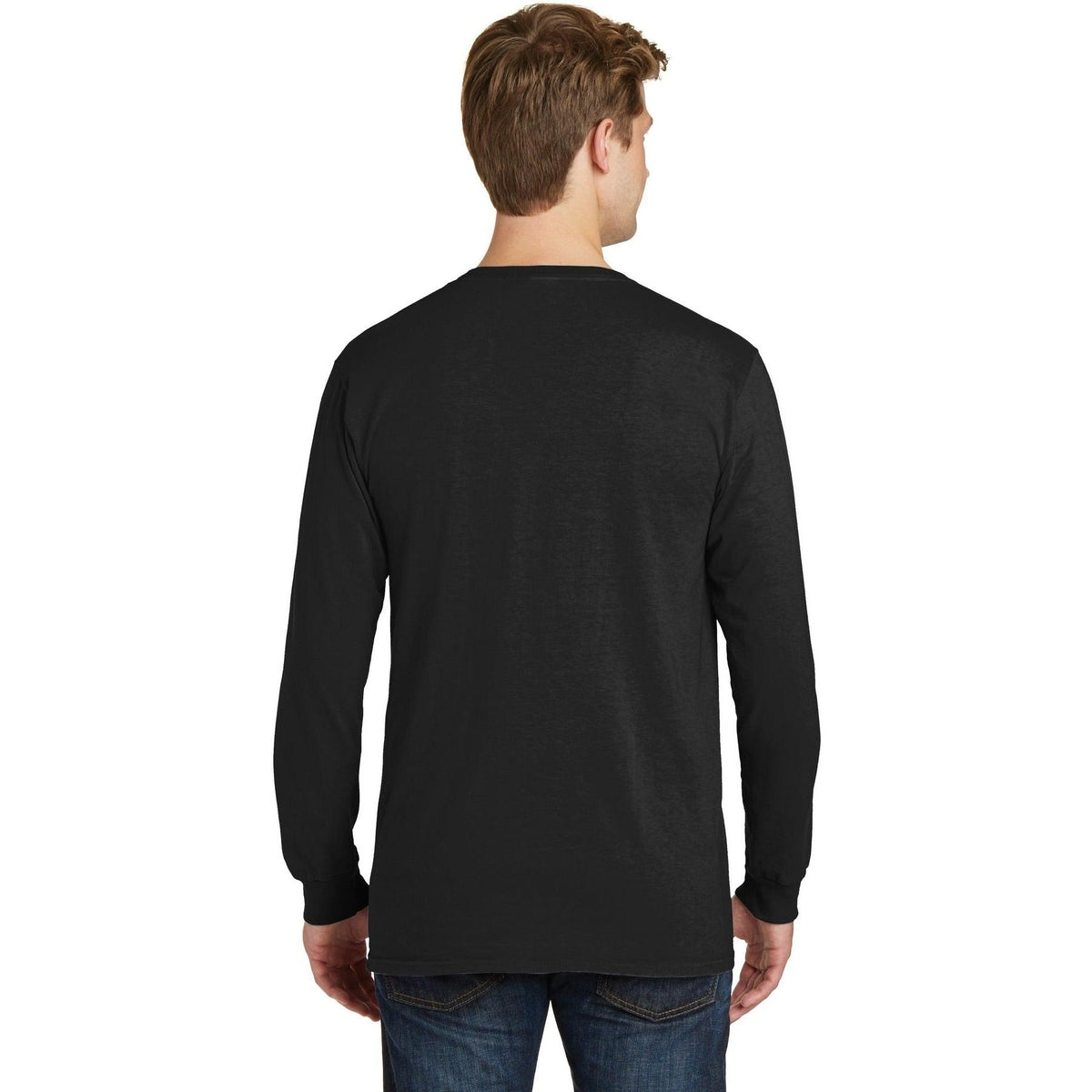 no-logo Port & Company Pigment-Dyed Long Sleeve Tee-Regular-Port & Company-Thread Logic