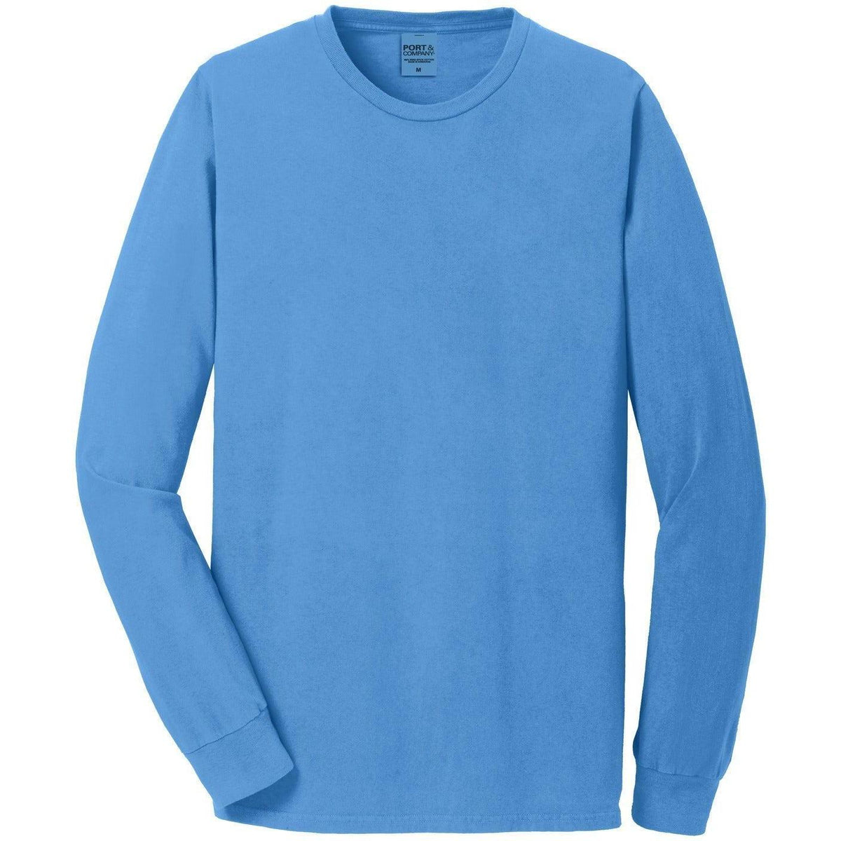 no-logo Port & Company Pigment-Dyed Long Sleeve Tee-Regular-Port & Company-Blue Moon-S-Thread Logic