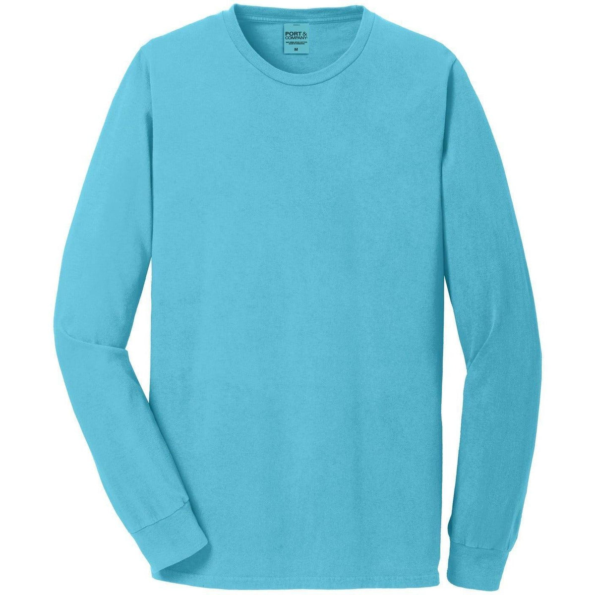 no-logo Port & Company Pigment-Dyed Long Sleeve Tee-Regular-Port & Company-Tidal Wave-S-Thread Logic
