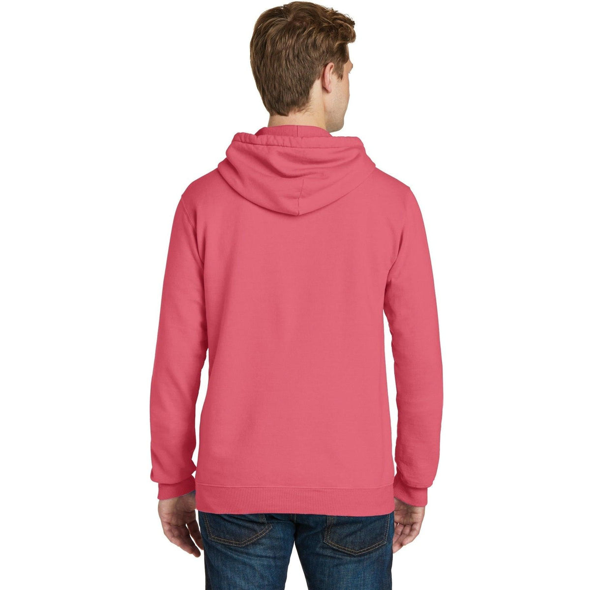 no-logo Port & Company Pigment-Dyed Pullover Hooded Sweatshirt-Hoodies-Port & Company-Thread Logic