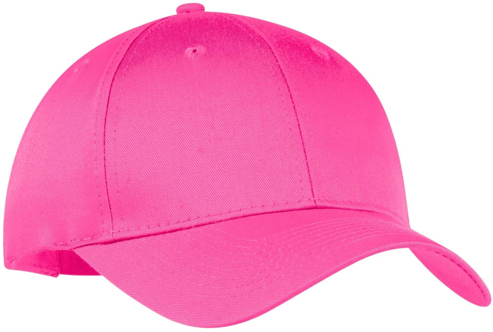 no-logo Port & Company Six-Panel Twill Cap-Regular-Port & Company-Thread Logic 