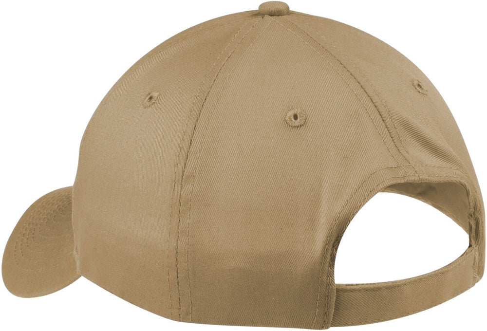 no-logo Port & Company Six-Panel Twill Cap-Regular-Port & Company-Thread Logic 