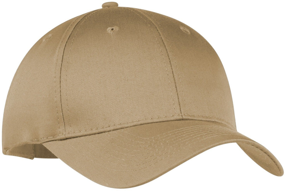 no-logo Port & Company Six-Panel Twill Cap-Regular-Port & Company-Thread Logic 