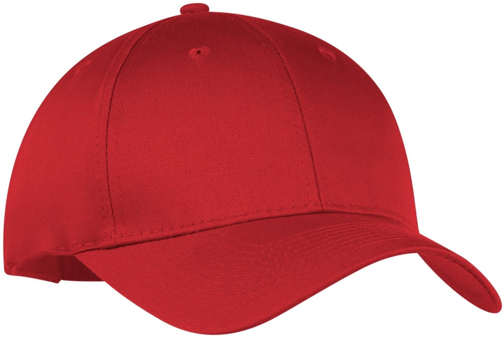 no-logo Port & Company Six-Panel Twill Cap-Regular-Port & Company-Thread Logic 