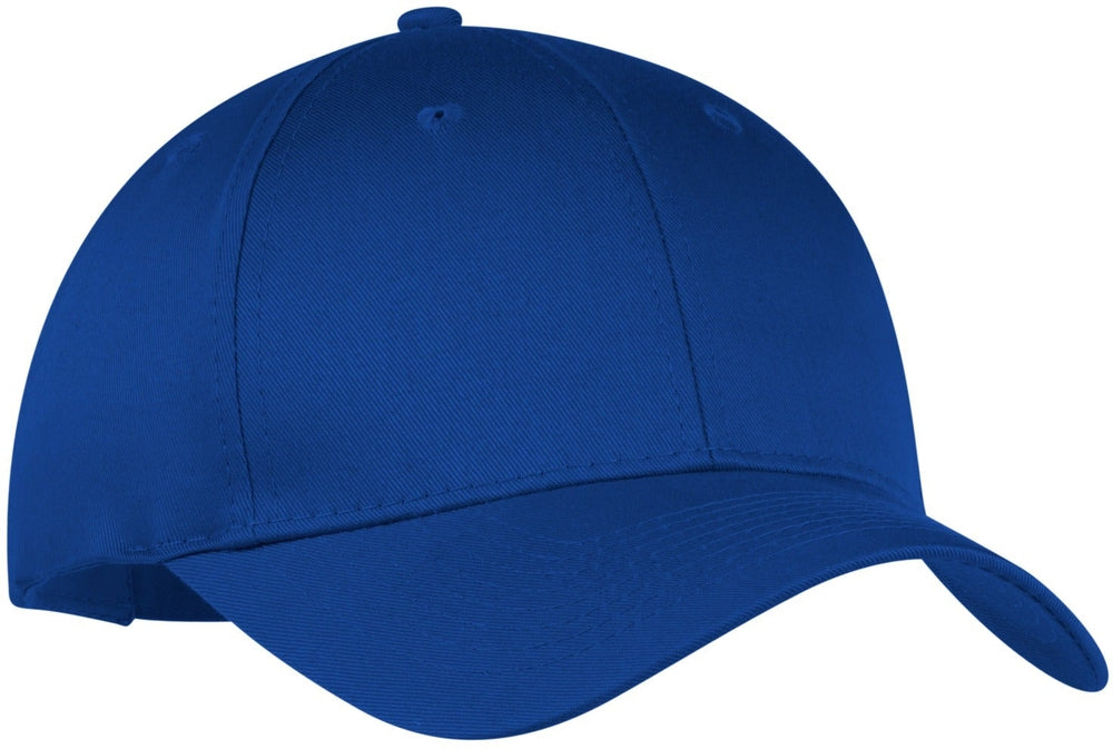 no-logo Port & Company Six-Panel Twill Cap-Regular-Port & Company-Thread Logic 