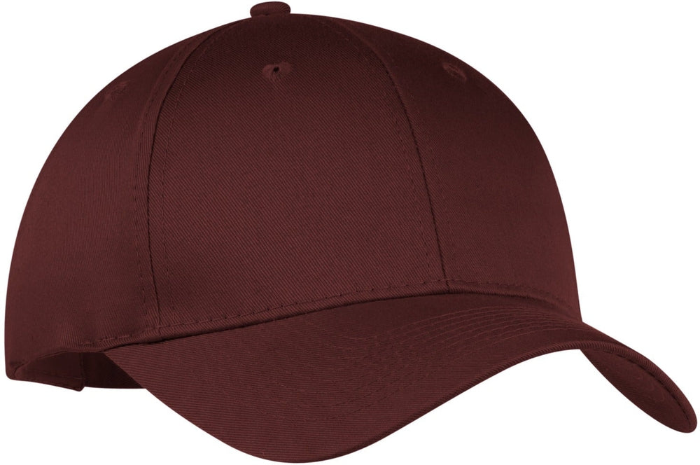 no-logo Port & Company Six-Panel Twill Cap-Regular-Port & Company-Thread Logic 