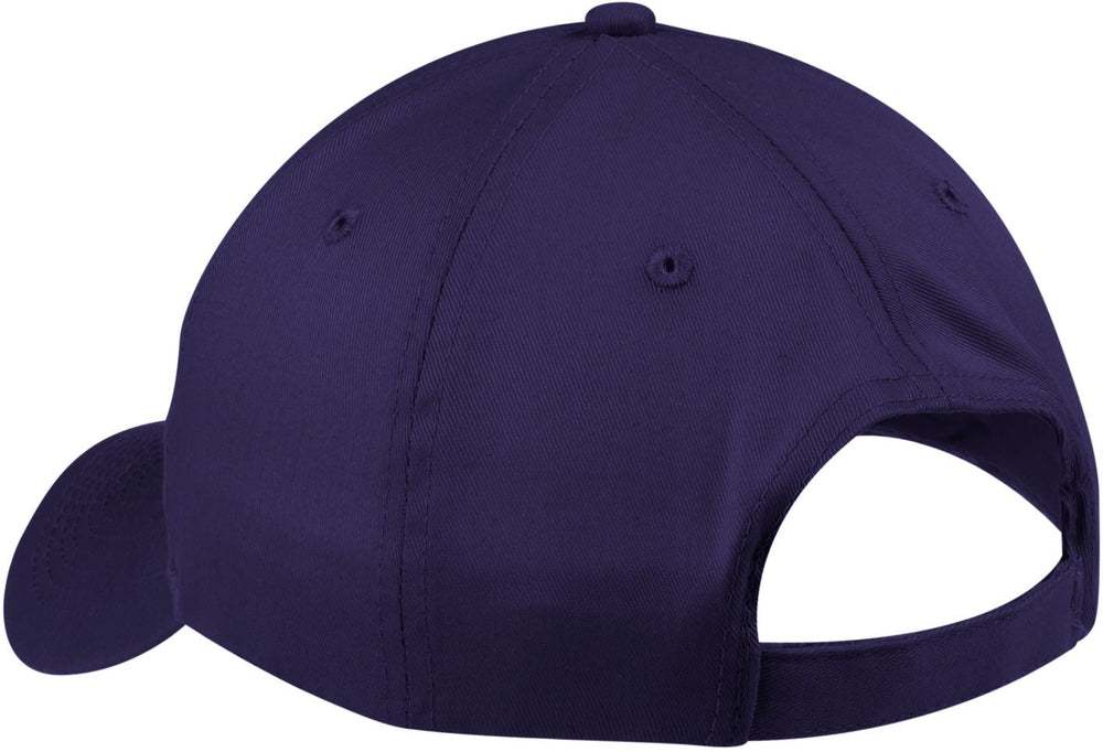 no-logo Port & Company Six-Panel Twill Cap-Regular-Port & Company-Thread Logic 