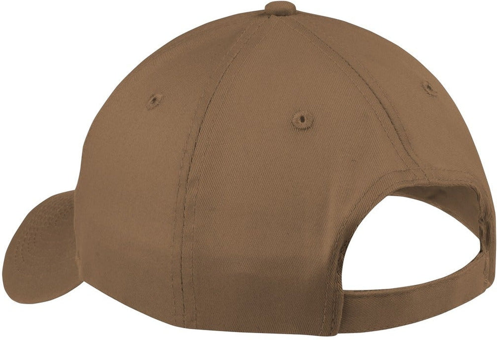 no-logo Port & Company Six-Panel Twill Cap-Regular-Port & Company-Thread Logic 