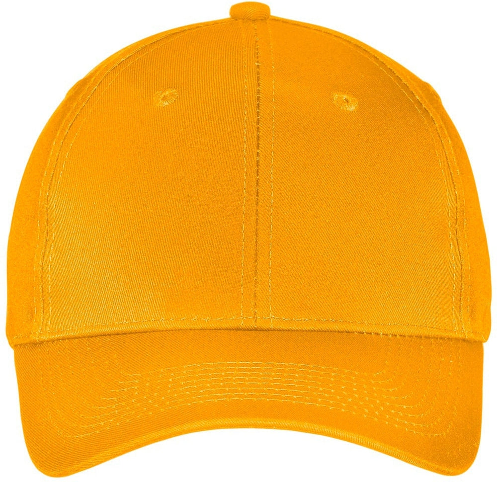 Port & Company Six-Panel Twill Cap-Regular-Port & Company-Athletic Gold-OSFA-Thread Logic 