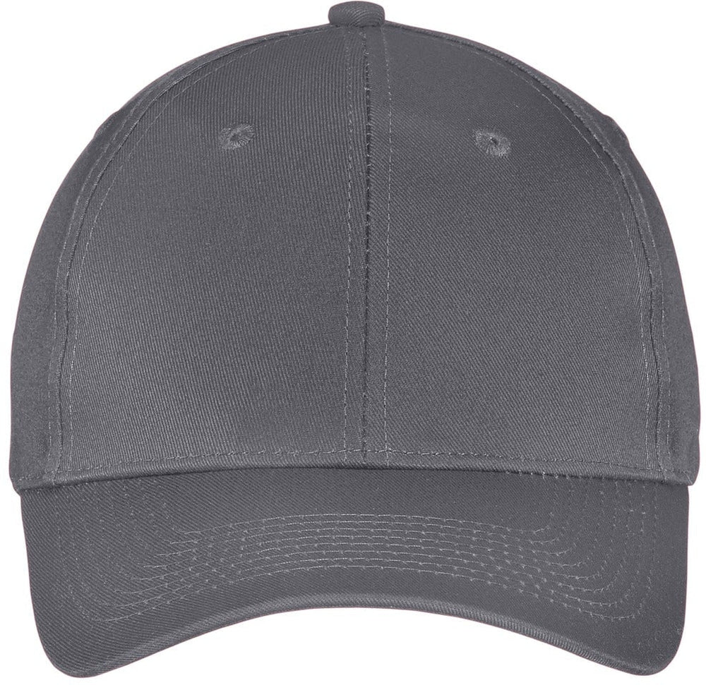 Port & Company Six-Panel Twill Cap-Regular-Port & Company-Charcoal-OSFA-Thread Logic 