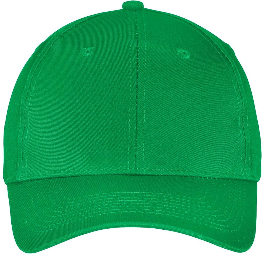 Port & Company Six-Panel Twill Cap-Regular-Port & Company-Kelly Green-OSFA-Thread Logic 