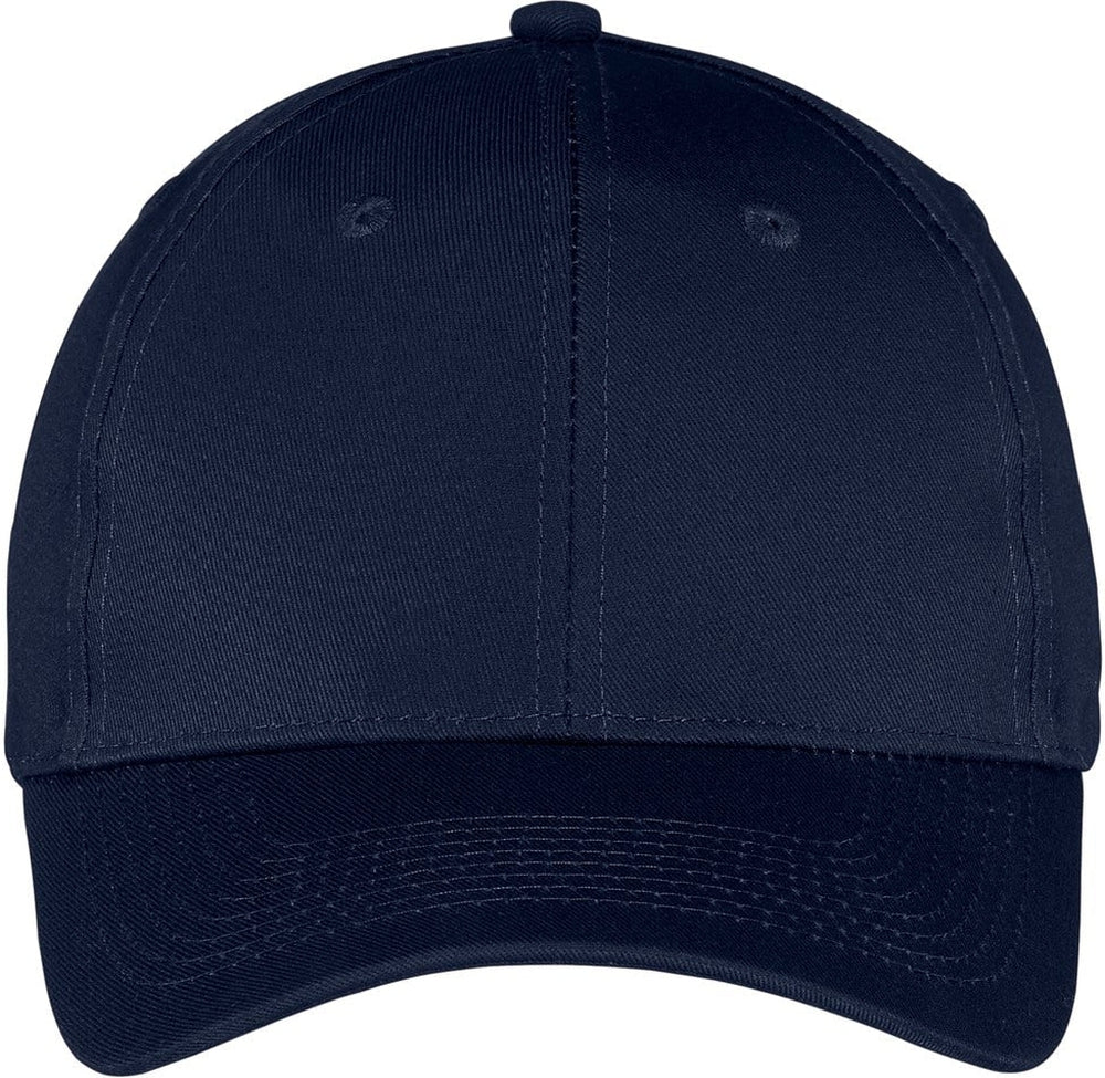 Port & Company Six-Panel Twill Cap-Regular-Port & Company-Navy-OSFA-Thread Logic 