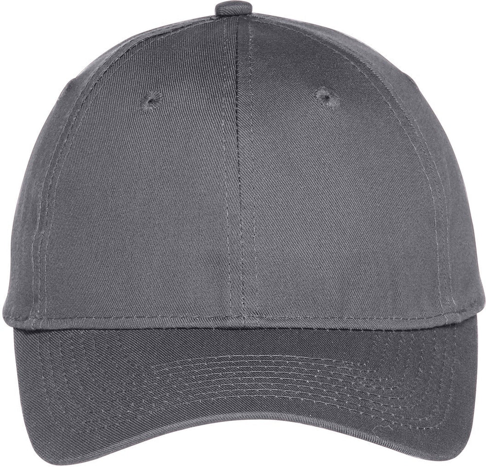 Port & Company Six-Panel Unstructured Twill Cap-Regular-Port & Company-Charcoal-OSFA-Thread Logic 