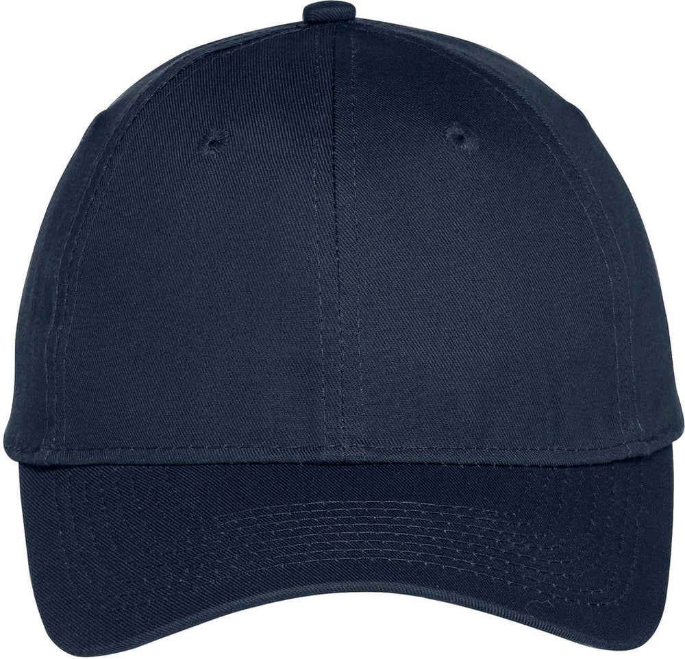 Port & Company Six-Panel Unstructured Twill Cap-Regular-Port & Company-Navy-OSFA-Thread Logic 