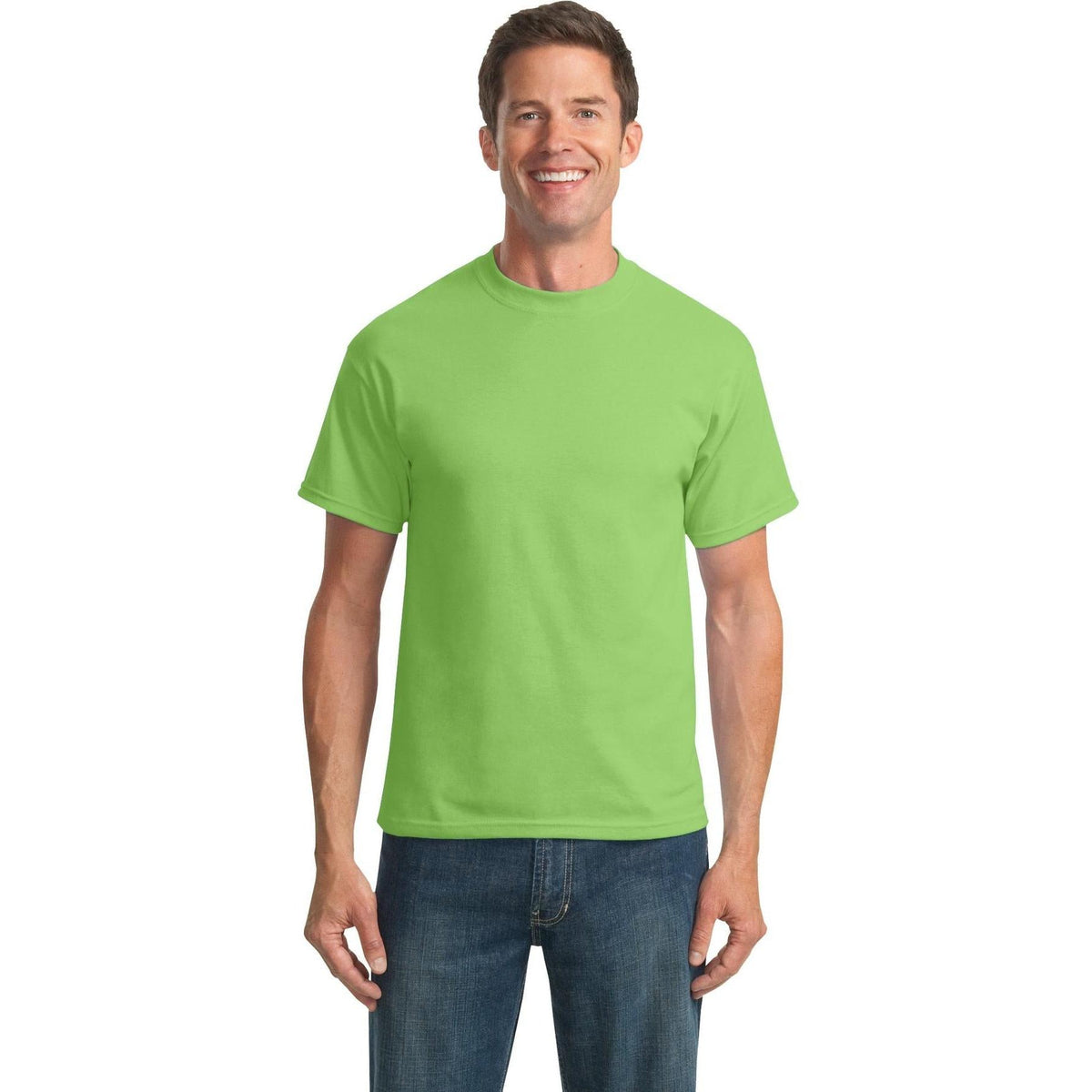 no-logo Port & Company Tall Core Blend Tee-Polos-Port & Company-Thread Logic