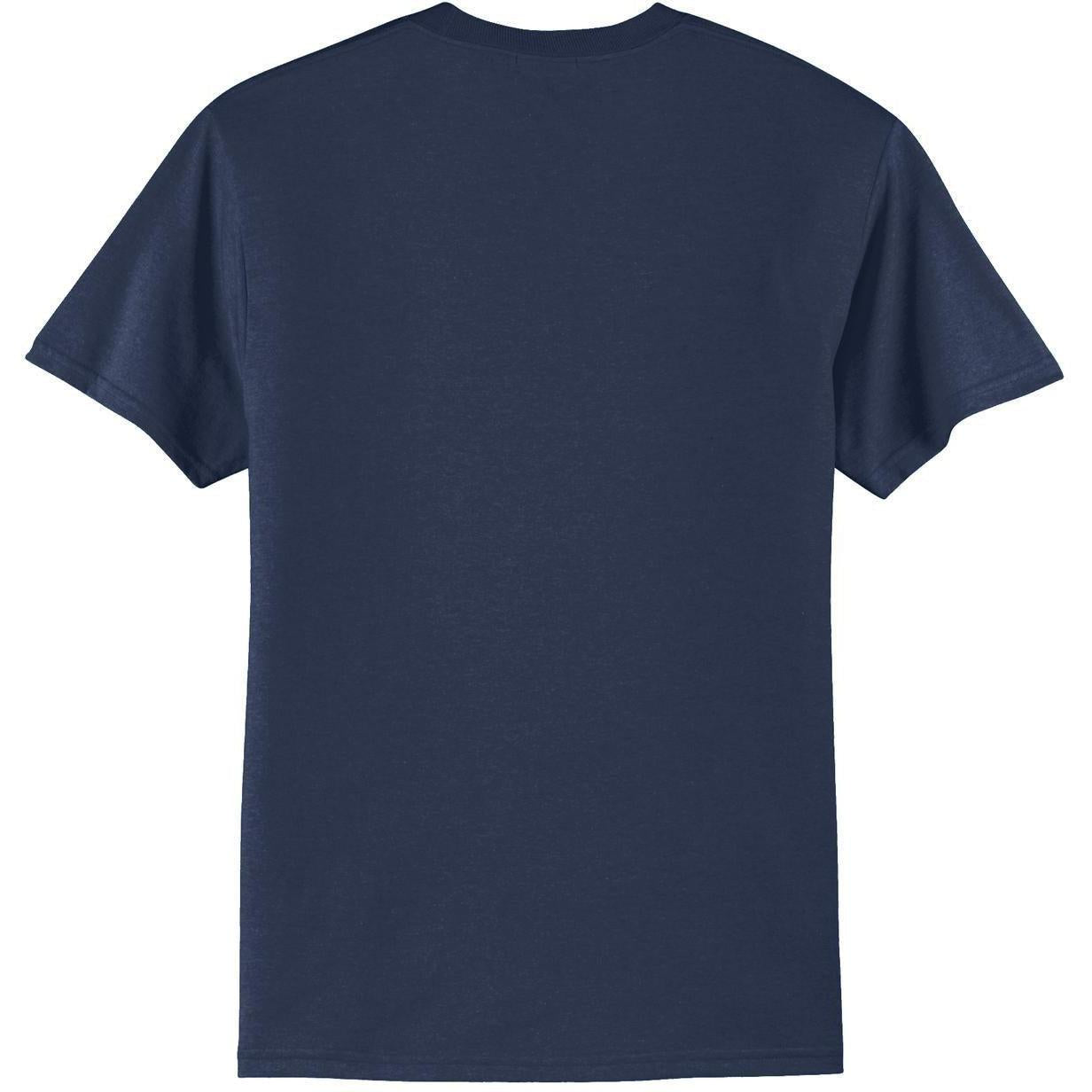 Port & Company PC55T T-Shirt with Custom Embroidery