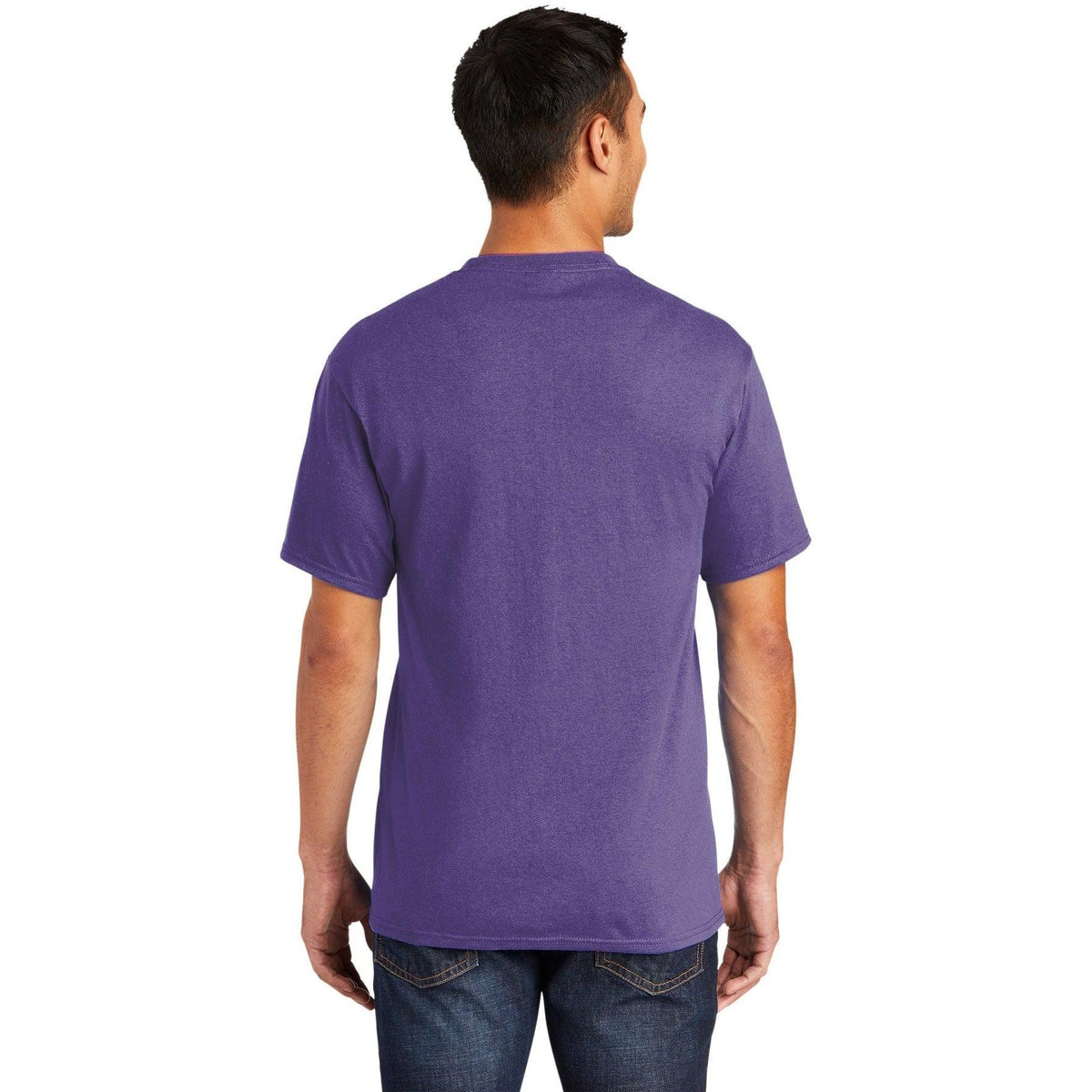 no-logo Port & Company Tall Core Blend Tee-Polos-Port & Company-Thread Logic