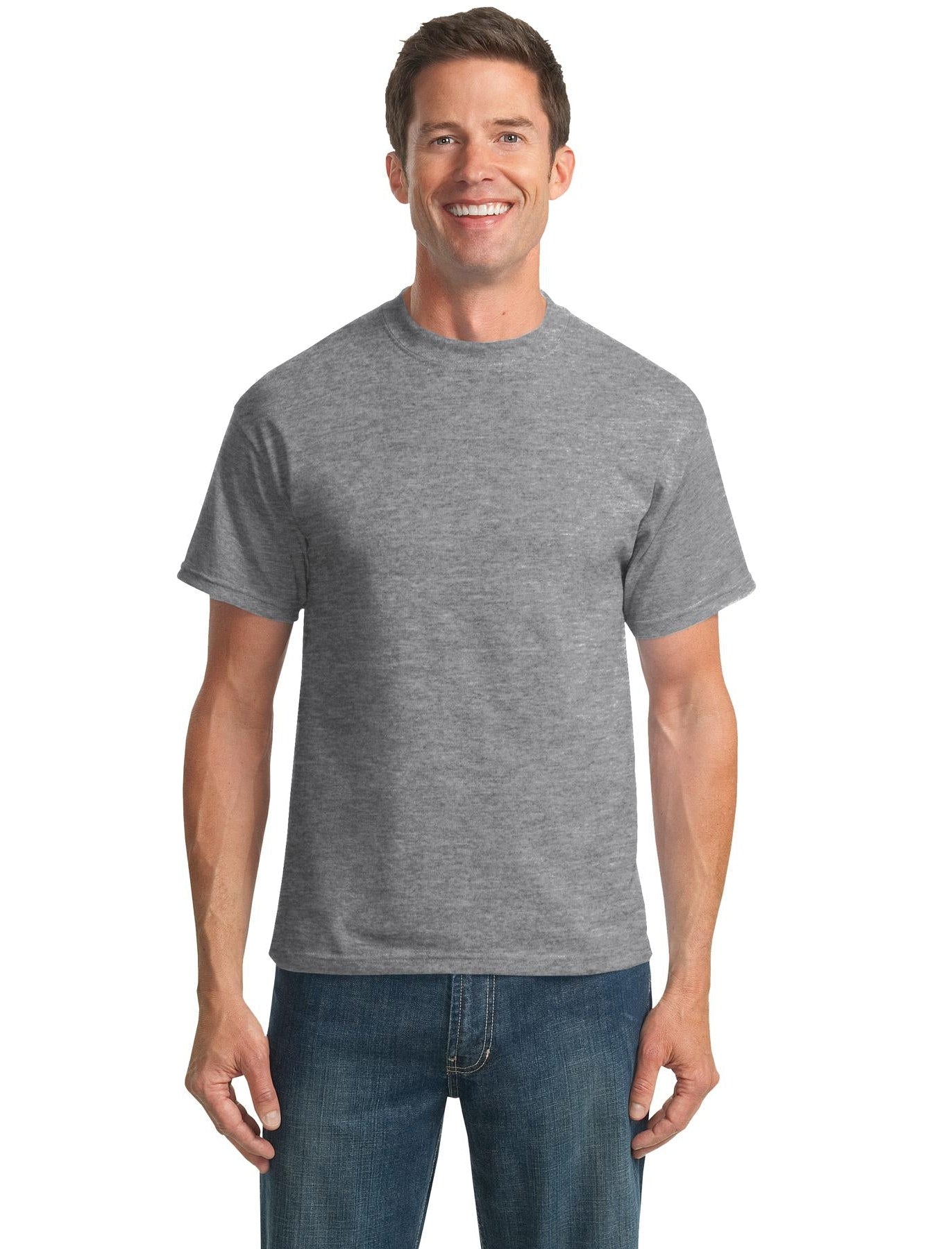 no-logo Port & Company Tall Core Blend Tee-Regular-Port & Company-Thread Logic