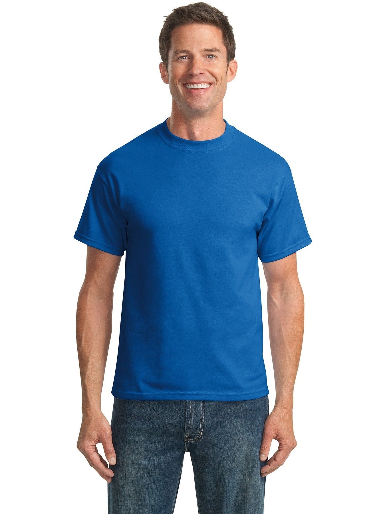 no-logo Port & Company Tall Core Blend Tee-Regular-Port & Company-Thread Logic