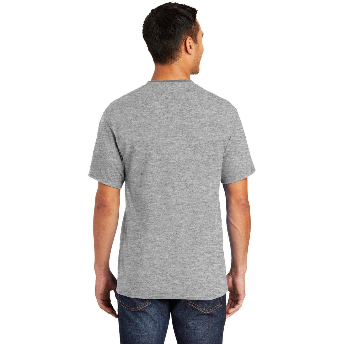 no-logo Port & Company Tall Core Blend Tee-Polos-Port & Company-Thread Logic