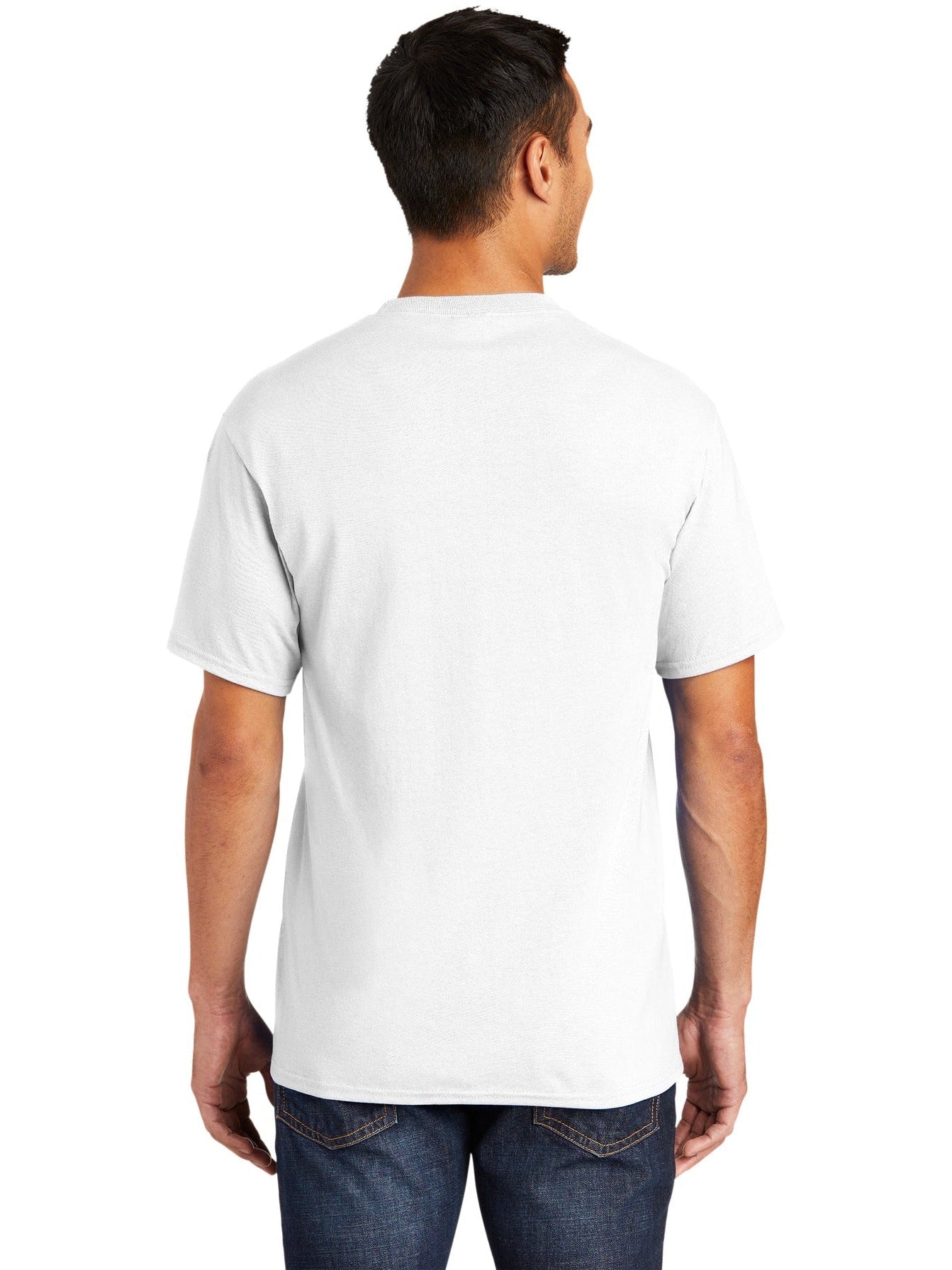no-logo Port & Company Tall Core Blend Tee-Regular-Port & Company-Thread Logic