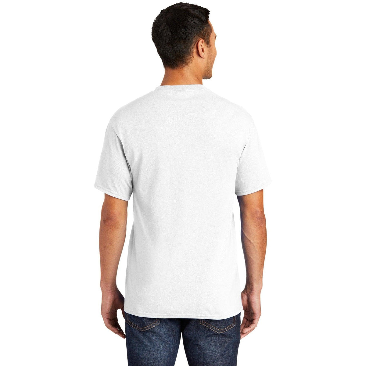 no-logo Port & Company Tall Core Blend Tee-Polos-Port & Company-Thread Logic