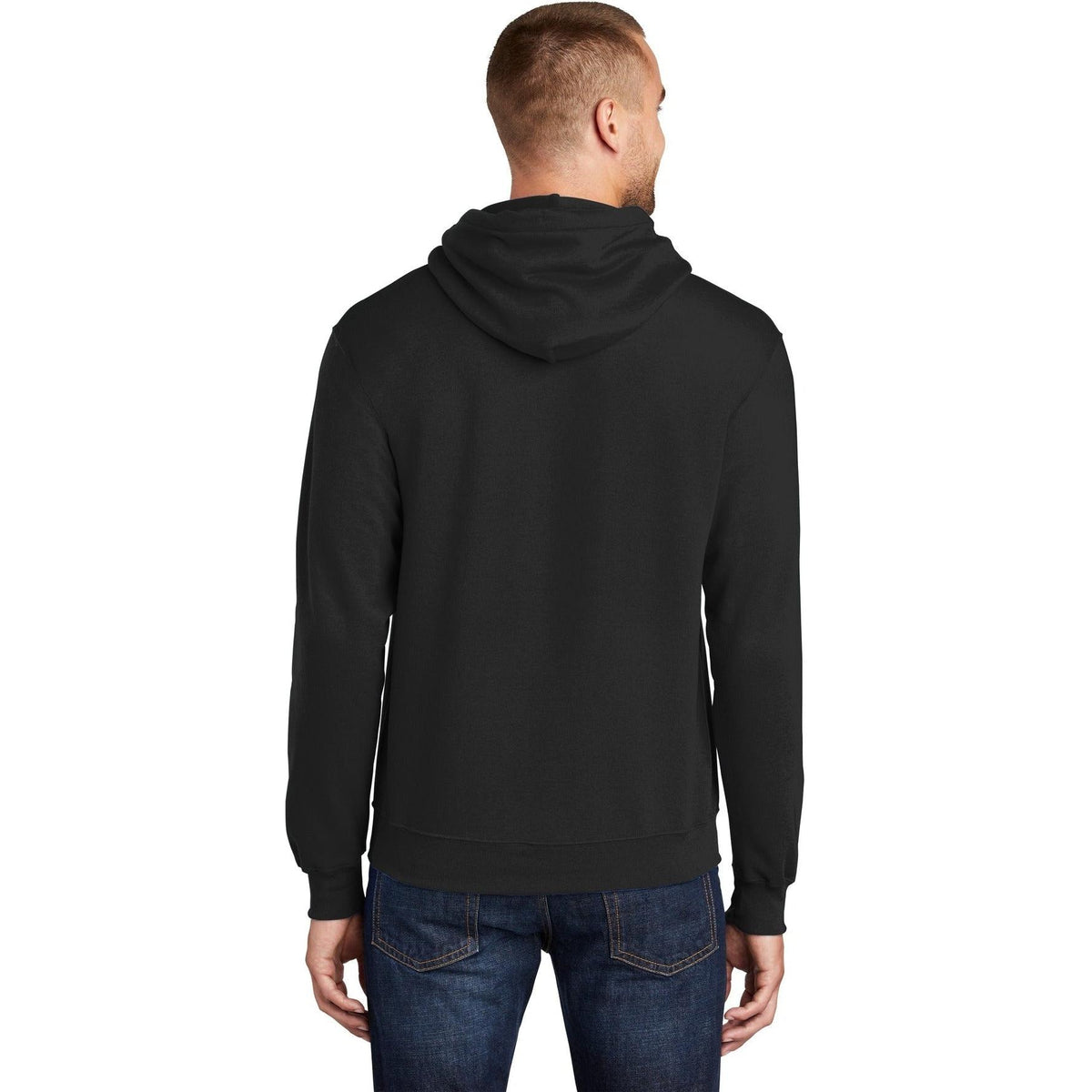 no-logo Port & Company Tall Core Fleece Pullover Hooded Sweatshirt-Regular-Port & Company-Thread Logic